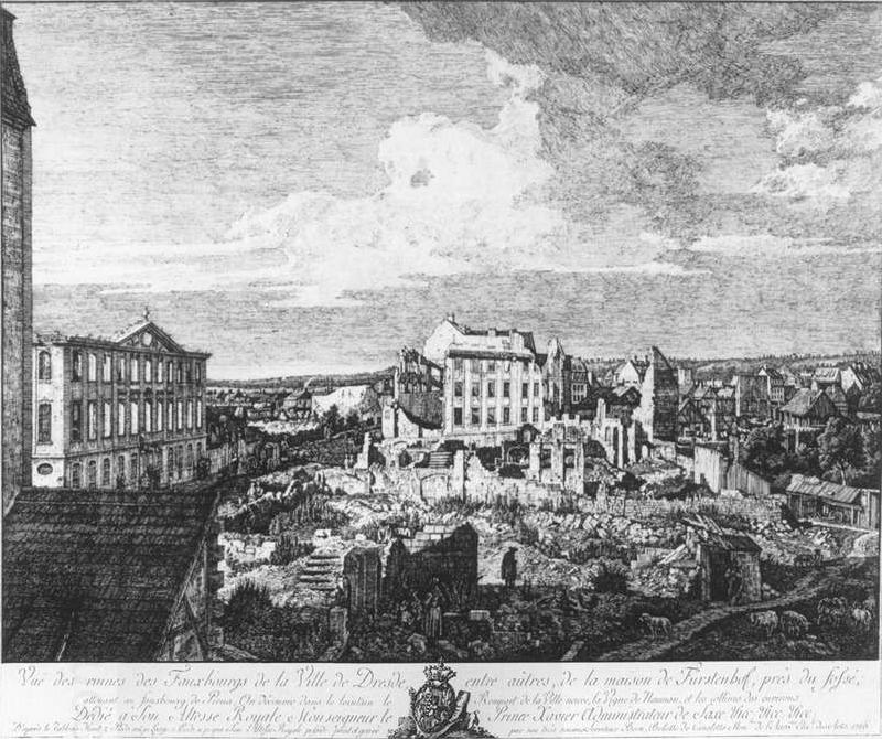 BELLOTTO, Bernardo Dresden, the Ruins of the Pirnaische Vorstadt kinxt oil painting picture
